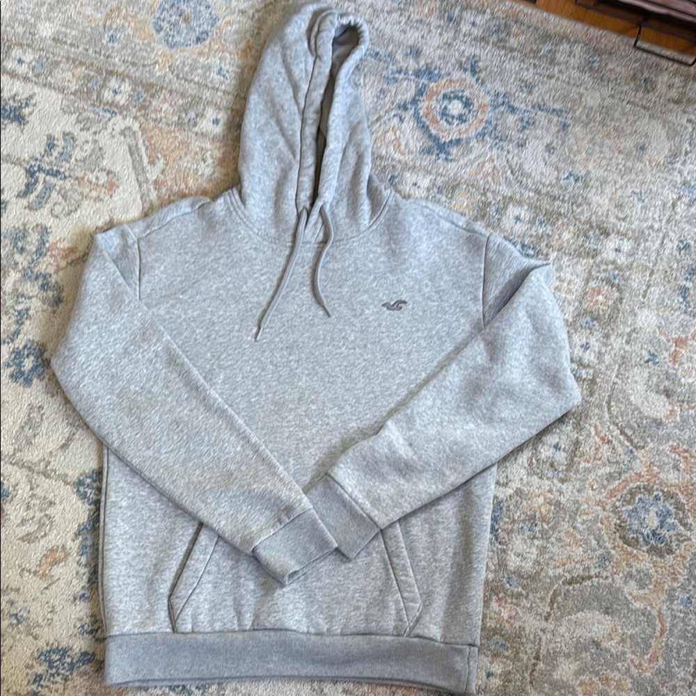 Hollister Light Gray Hoodie
